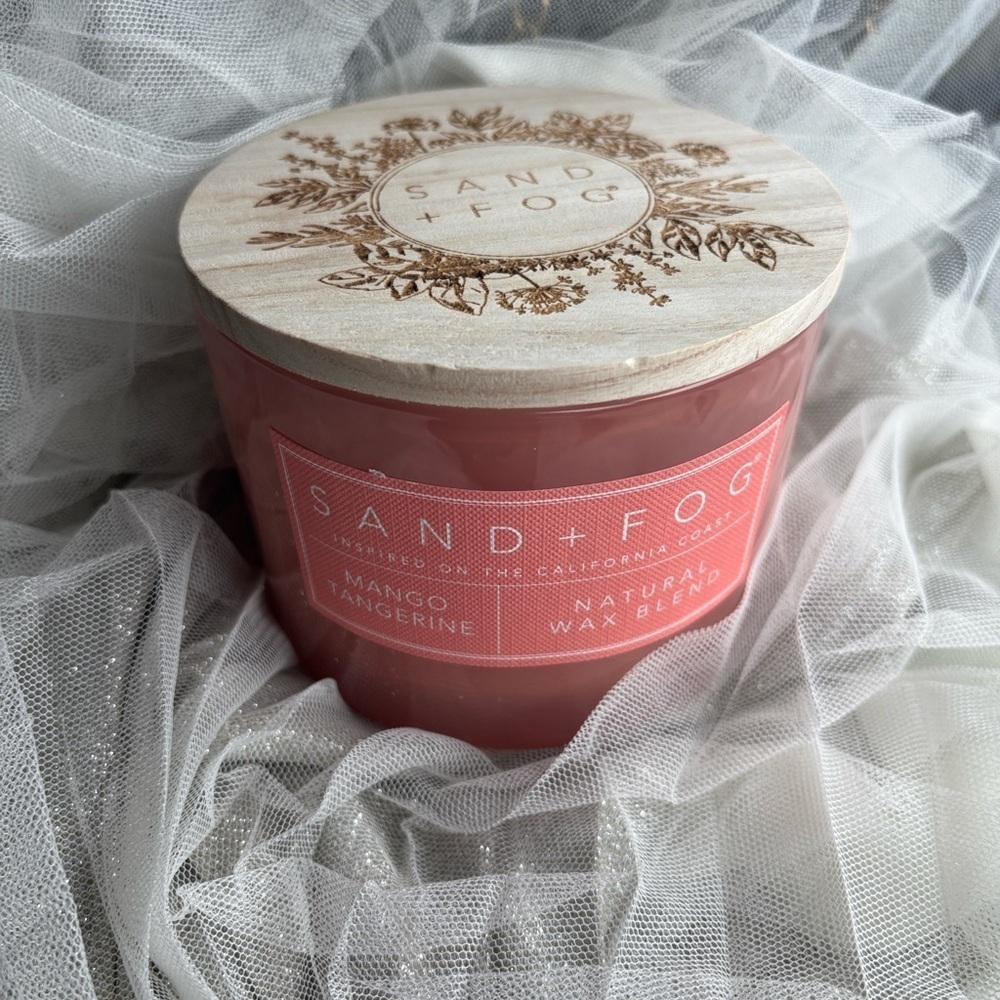 Mango Tangerine Candle - Pink